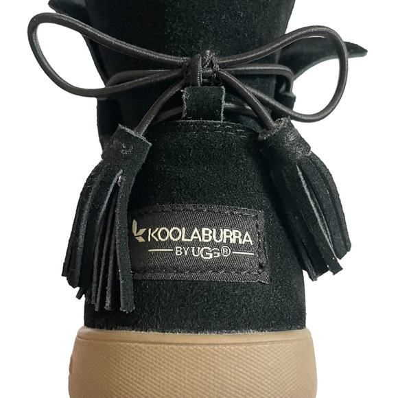 Koolaburra by UGG | Skyller Slip-on Ankle Booties Black Suede Tassel Womens 7 - Picture 14 of 14